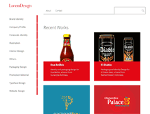 Tablet Screenshot of loremdesign.com
